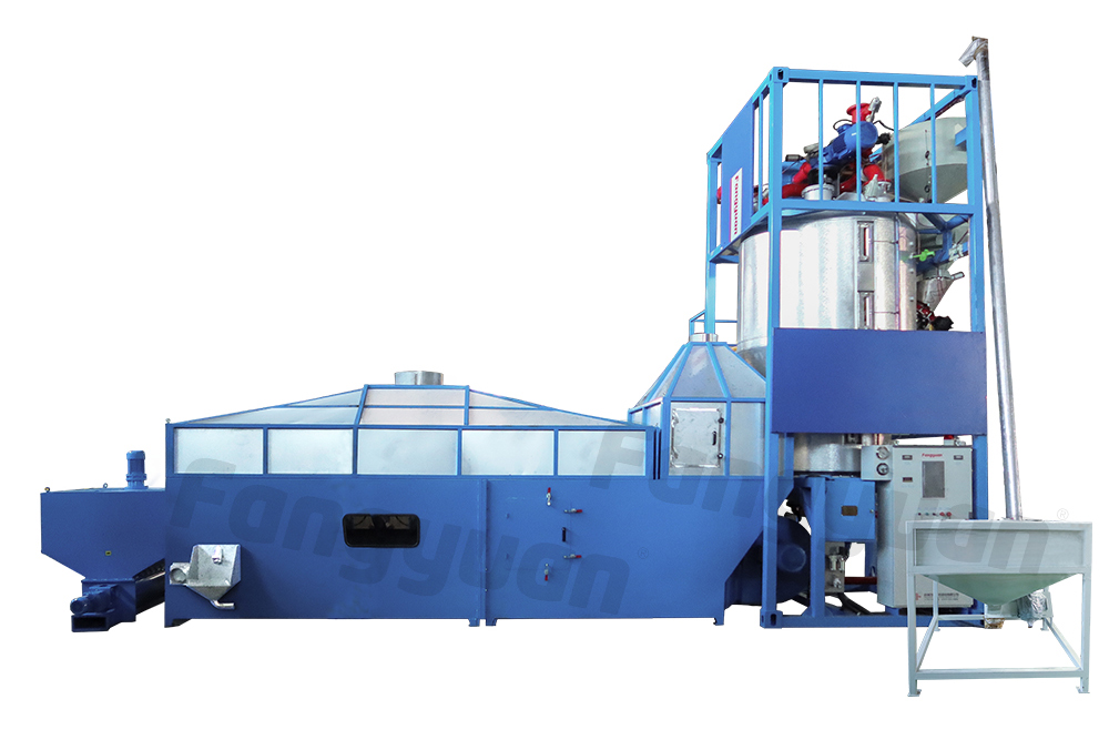 SPJ180B EPS expandable polystyrene pre expander foaming machine